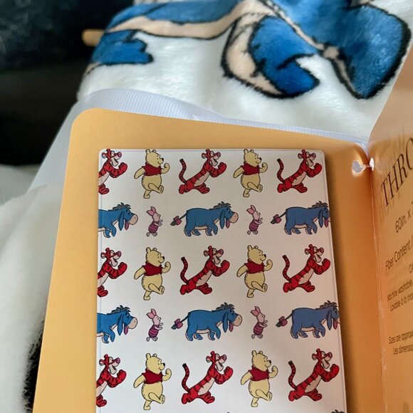 NEW WITH TAGS Disney Winnie the Pooh Character Blanket - Pooh, Eeyore, Tigger - Picture 2 of 3